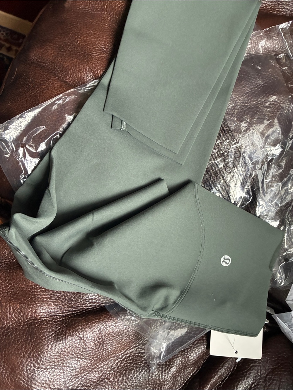 lululemon athletica Olive Green High-Rise Leggings